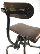 画像2: 1920's - Early 1930's "Machine age" Swivel Desk ChairC (2)