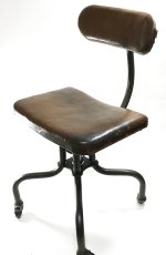 画像8: 1920's - Early 1930's "Machine age" Swivel Desk ChairC (8)