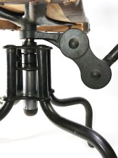 画像15: 1920's - Early 1930's "Machine age" Swivel Desk ChairC (15)