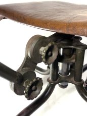 画像12: 1920's - Early 1930's "Machine age" Swivel Desk ChairC (12)