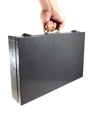 画像2: 1950-60's "ASCO NEW YORK" Steel  Carry Box with "DRAFTING TOOLS" (2)