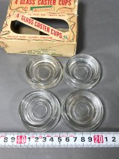 画像5: 1950's "Anchor Hocking" Glass Furniture Caster Cups 【Dead-Stock】  (5)