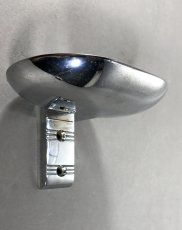 画像1: 1930-40's Art Deco Chrome Palted Brass Wall Mounted Soap Holder/Dish (1)