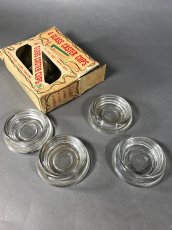 画像3: 1950's "Anchor Hocking" Glass Furniture Caster Cups 【Dead-Stock】  (3)