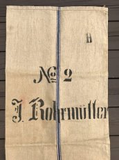 画像7: Early-1930's  German Linen Grain Sack 【特大！！- 2枚セット】 (7)