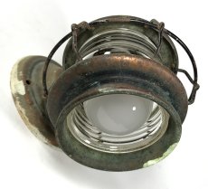 画像5: 1930's "Shabby" Caged Porch Lamp (5)