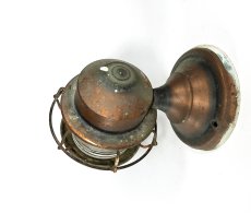 画像4: 1930's "Shabby" Caged Porch Lamp (4)