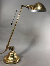 画像5: 1900-10's Early "O.C.White" Brass Telescopic Desk Lamp 【初期型 - 刻印タイプ】 (5)