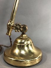 画像13: 1900-10's Early "O.C.White" Brass Telescopic Desk Lamp 【初期型 - 刻印タイプ】 (13)
