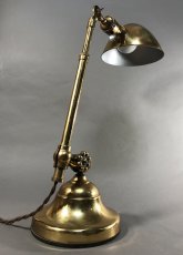 画像3: 1900-10's Early "O.C.White" Brass Telescopic Desk Lamp 【初期型 - 刻印タイプ】 (3)