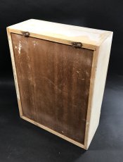 画像4: 1940-50's "Shabby" Wood Bathroom Medicine Cabinet (4)