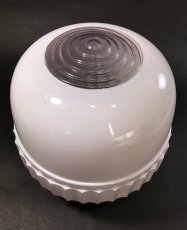 画像2:  1940-Early 1950's Milk Glass "Art Deco" Ceiling Light  (2)