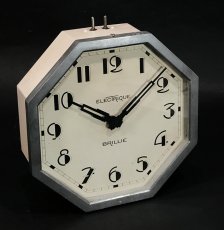 画像2: 1930's French "BRILLIE" Octagon Wall Clock (2)
