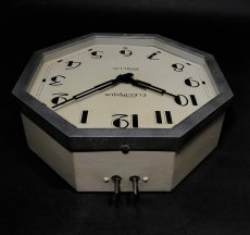 画像11: 1930's French "BRILLIE" Octagon Wall Clock (11)