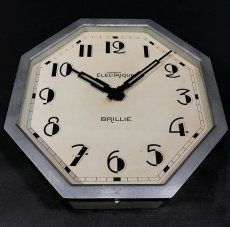 画像4: 1930's French "BRILLIE" Octagon Wall Clock (4)