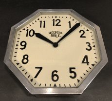 画像4: 1930's French Art Déco "BRILLIE" Wall Clock (4)