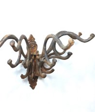 画像1: Around-1900's Cast Iron "Hat＆Jacket" Hooks (1)