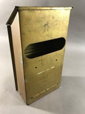 画像6: 1920-30's "CORBIN LOCK CO." Brass Wall Mount Mail Box (6)