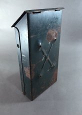 画像3: 1940's "STREAMLINE" Steel Wall Mount Mail Box (3)