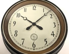 画像3: 1920's "Black＆Wood" Large Gallery Wall Clock  (3)