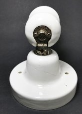 画像6: 1920's "Art Deco" Porcelain Candle Lamp  【ダメージあり】 (6)