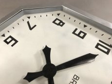 画像9: 1940-50's French Art Déco "BRILLIE" Wall Clock  【特大です】 (9)