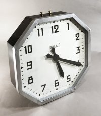 画像2: 1940-50's French Art Déco "BRILLIE" Wall Clock  【特大です】 (2)