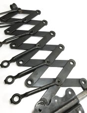 画像7: 1920's "EXTENSION" Steel Garment Hanger Rack 【BLACK】 (7)