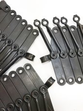 画像7: 【超・Mint Condition】 1920's "EXTENSION" Steel Garment Hanger Rack 【BLACK - 3台セット】 (7)