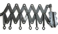 画像6: 1920's "EXTENSION" Steel Garment Hanger Rack 【BLACK】 (6)