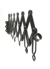 画像1: 1920's "EXTENSION" Steel Garment Hanger Rack 【BLACK】 (1)
