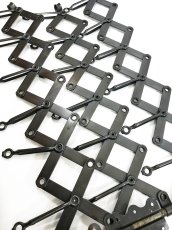 画像6: 【超・Mint Condition】 1920's "EXTENSION" Steel Garment Hanger Rack 【BLACK - 3台セット】 (6)