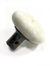 画像1: 【処分品】  Antique "Porcelain" Doorknob  （‥の、ノブだけ） (1)