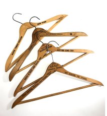 画像3: 4-sets "Advertising" Wood Hangers (3)