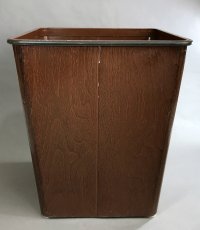 画像7: 1940's "DAN-DEE" Square Steel Trash Can (7)