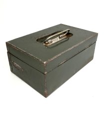 画像5: 1940's "ASCO NEW YORK" Steel Safety mini Box with Key (5)