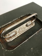 画像3: 1940's "ASCO NEW YORK" Steel Safety mini Box with Key (3)