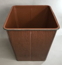 画像4: 1940's "DAN-DEE" Square Steel Trash Can (4)