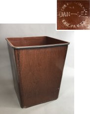 画像1: 1940's "DAN-DEE" Square Steel Trash Can (1)