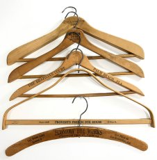 画像2: 5-sets "Advertising" Wood Hangers (2)