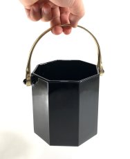 画像3: 1980's French “Black Glass” Ice Bucket  (3)