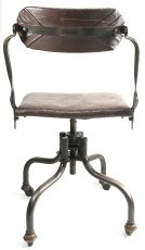 画像8: 1930-40's "Machine age" Swivel Desk Chair (8)