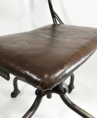 画像4: 1930-40's "Machine age" Swivel Desk Chair (4)