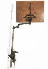 画像13: ☆ 1910's “Cast Iron” Pivoting Swing Arm Book Stand ☆ (13)