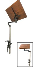 画像1: ☆ 1910's “Cast Iron” Pivoting Swing Arm Book Stand ☆ (1)