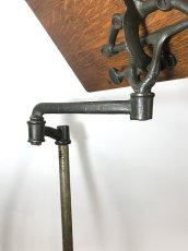 画像6: ☆ 1910's “Cast Iron” Pivoting Swing Arm Book Stand ☆ (6)