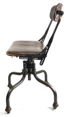 画像7: 1930-40's "Machine age" Swivel Desk Chair (7)