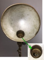 画像17: 1910-20's "O.C.White" Brass Telescopic Desk Lamp (17)