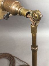 画像15: 1910-20's "O.C.White" Brass Telescopic Desk Lamp (15)