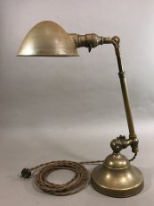 画像13: 1910-20's "O.C.White" Brass Telescopic Desk Lamp (13)